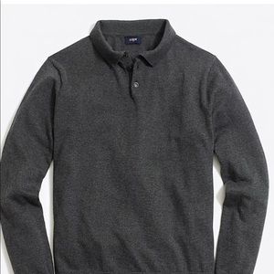 J crew long sleeve polo